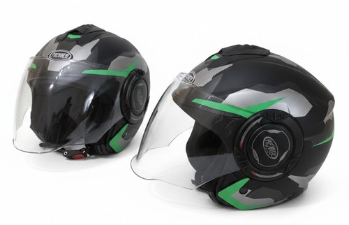 Coppia casco jet doppia - coppia,