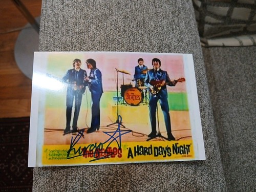 Autografo ringo starr - autografo,
