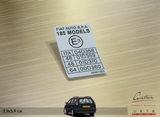 ADESIVO OMOLOGAZIONE FIAT