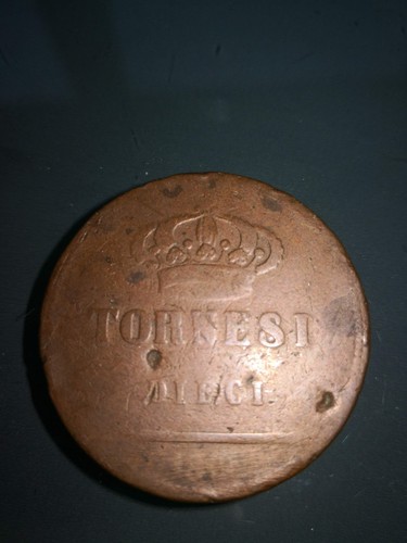 Moneta antica tornesi 1819 - moneta,