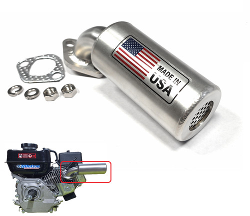 High flow low profile exhaust - flow,