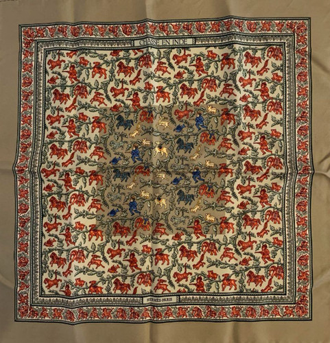 Hermes carre chasse inde - en,