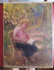 Arnaldo Gentili (Bologna 1890-1988) stupendo dipinto anni 50 Vendita No Profit