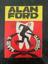 ALAN FORD N. 2 "IL DENTE CARIATO" EDICOLA ED.CORNO  1969  RARISSIMO