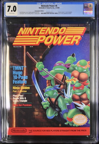 Nintendo power cgc 0 1989 - cgc,