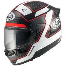 Casco moto integrale rosso