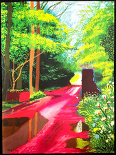 David Hockney Litografia COA