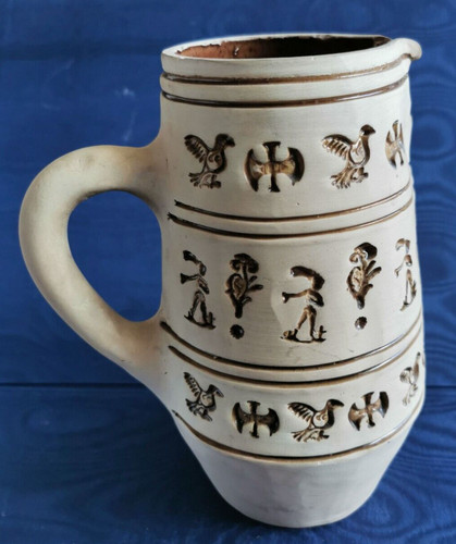 Brocca terracotta con - brocca, in