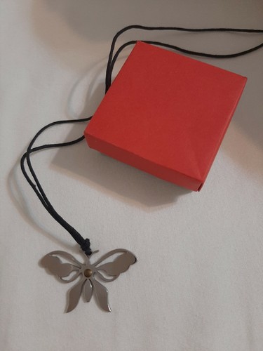 Collana ciondolo farfalla - , in