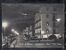 Cartolina Porto San Giorgio Lungomare e Hotel Villa Rosa AUTO MC86A