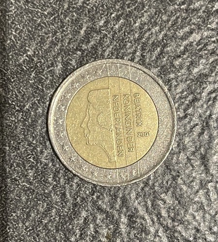Moneta euro olanda 2001 - moneta,