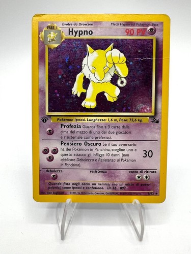 Carta pokemon hypno - carta, rara