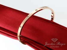 Bracciale Cartier Love SM oro rosa 750 10 diamanti misura 18 2020 oro donna