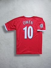 02/03 Liverpool OWEN Maglia Calcio Maglia Calcio Inghilterra [XL] ***AUTENTICA***