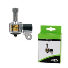DINAMO BICICLETTA DESTRA, ALLUMINIO, SCATOLATA. BTA BRAND