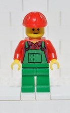 Lego Town twn106 tuta verde agricoltore contadino lavavetri elmetto 10211 2010