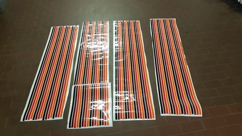 Adesivi strisce colori - strisce, 25