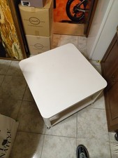Tingby Tavolino Ikea Bianco Con Rotelle Come Nuovo Misura Grande 