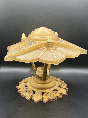 Lampadario vintage anni art - lampadario,