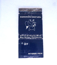 Matchbook Stone Fox El Cajon