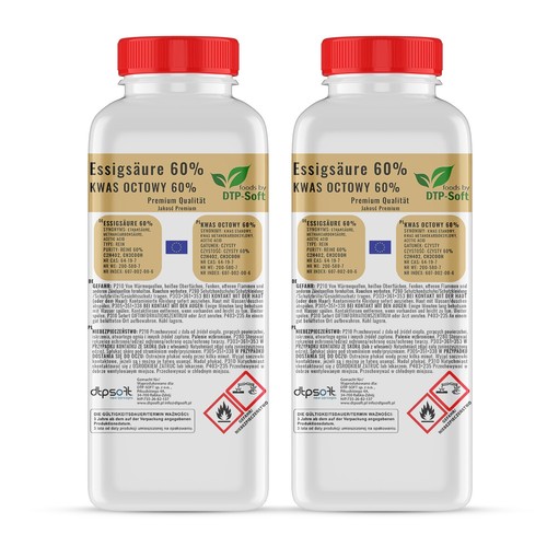 Acido acetico qualità - 60%,