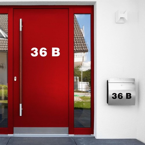 Numero casa adesivo lettere - casa,