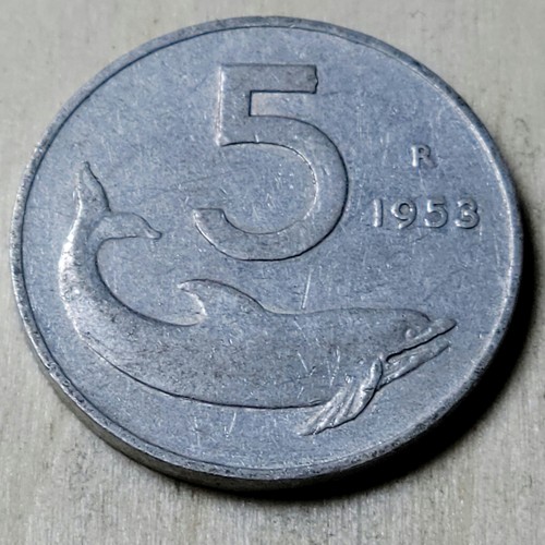 1953 italy lire beautiful - italy, 5