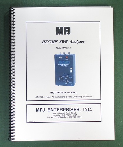 Mfj 209c swr analizzatore - mfj,