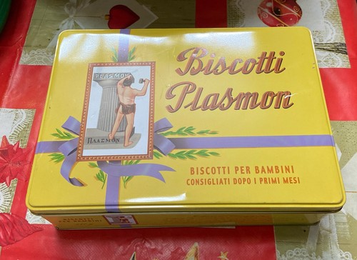 Biscotti plasmon scatola latta - biscotti,