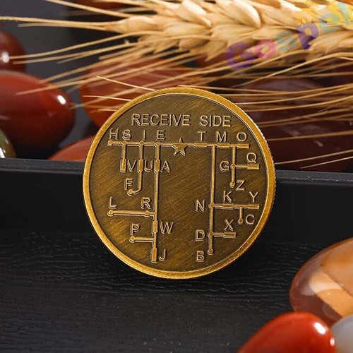 Key training coin - cw, morse