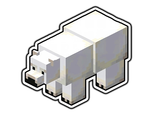 Adesivo mondo blocco orso