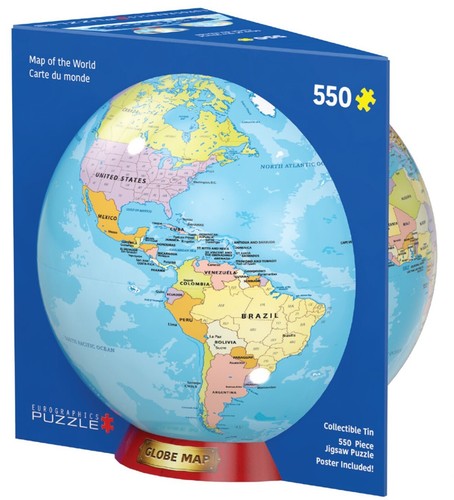 Mappa del mondo - mondo, 550