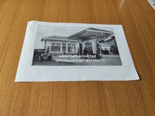 1929 LAMPO STAZIONE DI RIFORNIMENTO A MILANO SIAP BENZINA VINTAGE AD PUB