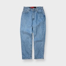 Jeans larghi Levi's SilverTab vintage anni 90, skate grunge gamba larga larghi larghi larghi, USA 32 x 32