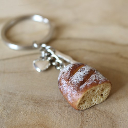 Portachiavi pane casereccio - casereccio, in