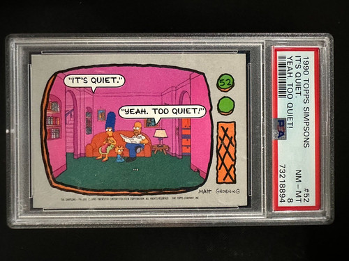 1990 topps simpsons - #52,