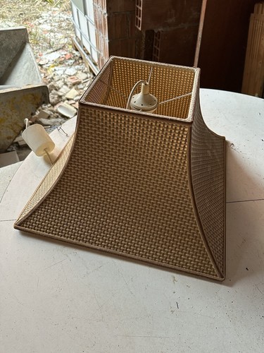 Lampadario vintage vimini - vintage,