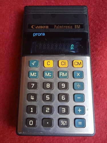 Calcolatrice canon palmtronic - calcolatrice,