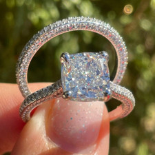 2.69Ctw Cushion Cut Moissanite