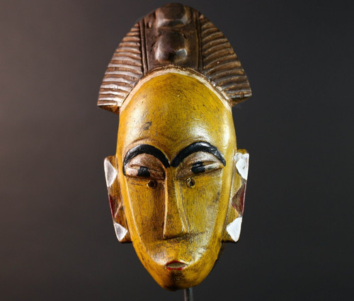 Maschera africana baule - africana, legno