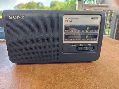 Vintage sony icf38 portable - vintage,