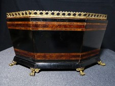 Vaso Antica 19 Secolo XIX IN Legno E Bronzo Piede Artigli Di Leone