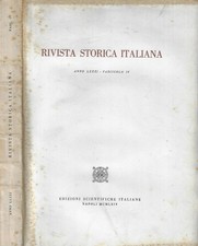 Rivista storica italiana fasc