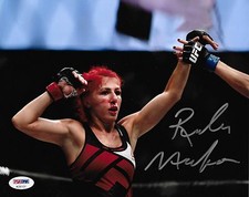 Foto firmata Randa Markos UFC 8x10 PSA/DNA COA Fight Night 89 immagine autografo