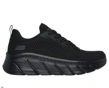 Skechers Scarpe Donna Bobs B Flex HI-Flying Hi, Memory Foam - BBK (Black)