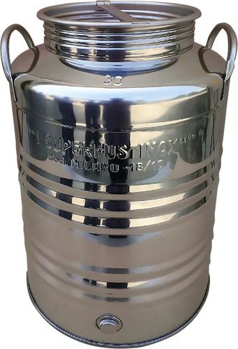 Bidone acciaio inox - acciaio,