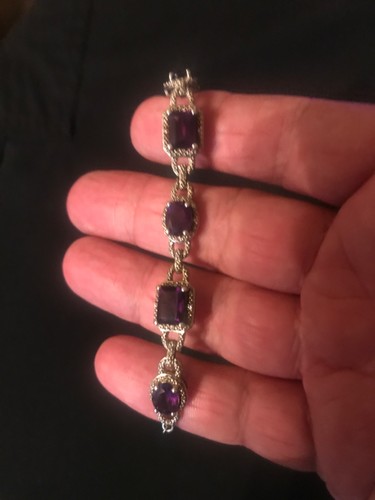 Bracciale donna bolo ametista