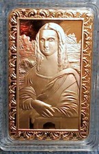 MONA LISA   DA VINCI  GOLD
