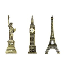 Set Di 3 Souvenir Torre Eiffel