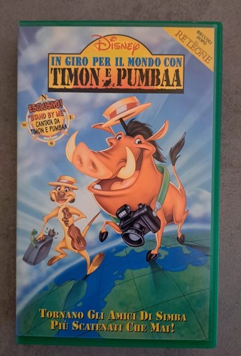 Cassette vhs walt disney timon - cassette,